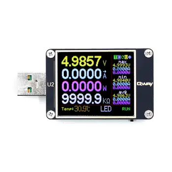 WEB-U2 Current And Voltage Meter USB Tester QC4+ PD3.0 2.0 PPS Fast Charging Protocol Capacity Test
WEB-U2 Current And Voltage Meter USB Tester QC4+ PD3.0 2.0 PPS Fast Charging Protocol Capacity Test