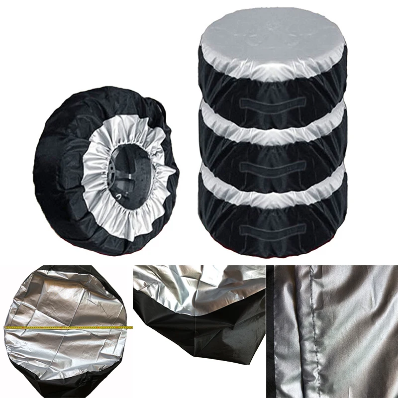 For Cars Wheel Protection Covers 1PCS Tire Cover Case Car Spare Tire Cover Storage Bags Tire Accessories Mayitr