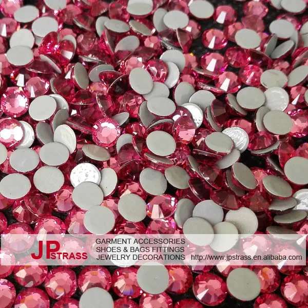 

ss20 5mm hot fix rhinestone rose 1440 pieces each lot ; free shipping rhinestones crystal for high fashion dress