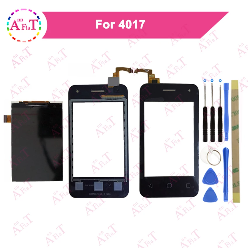 3 5 ''для Alcatel One Touch Pixi4 4017 ЖК-экран + сенсорный экран дигитайзер черный с