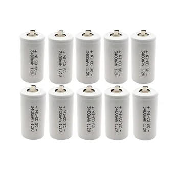 10XFree Shipping High Quarity SC 3400mAh Ni-Cd sc 1.2V Battery With Tab For Electric Drill Screwdriver Tools
10XFree Shipping High Quarity SC 3400mAh Ni-Cd sc 1.2V Battery With Tab For Electric Drill Screwdriver Tools