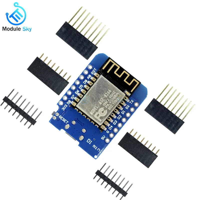 For WeMos Mini D1 4M bytes MINI WiFi Board ESP8266 ESP-12F development boards CH340 module with pin headers
For WeMos Mini D1 4M bytes MINI WiFi Board ESP8266 ESP-12F development boards CH340 module with pin headers