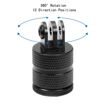 CNC Connector Tripod Mount for GOPRO Hero 1 2 3 3+ 4 5Session/Xiaomi Yi/SJ/GitUp Sport Camera F21
CNC Connector Tripod Mount for GOPRO Hero 1 2 3 3+ 4 5Session/Xiaomi Yi/SJ/GitUp Sport Camera F21
