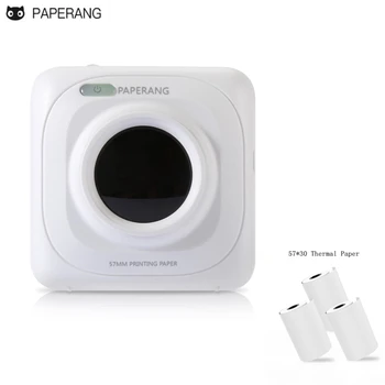 PAPERANG Portable Bluetooth 4.0 Photo Phone Wireless Connection Mini Printer 1000mAh Lithium-ion Batter plus 3roll Thermal Paper 
PAPERANG Portable Bluetooth 4.0 Photo Phone Wireless Connection Mini Printer 1000mAh Lithium-ion Batter plus 3roll Thermal Paper