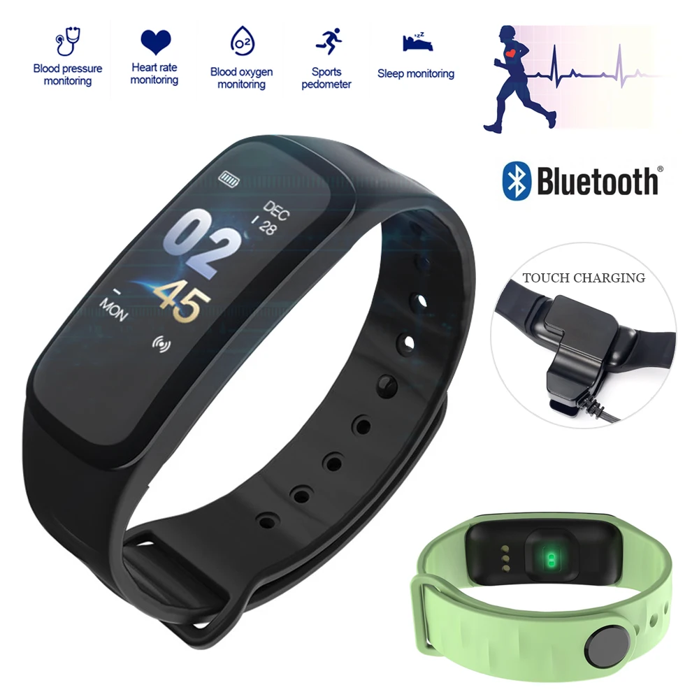 Smart Wristband C1 Fitness Bracelet heart rate monitor Smartband Waterproof Fitness Tracker Smart Bracele for ios Android
Smart Wristband C1 Fitness Bracelet heart rate monitor Smartband Waterproof Fitness Tracker Smart Bracele for ios Android