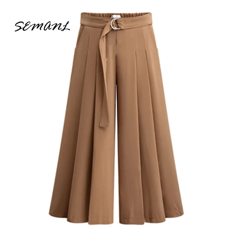 2017 New Arrival Summer European Style Casual Loose Women Wide Leg Pants Plus Size Drawstring Ladies Trousers Stretch Clothing
2017 New Arrival Summer European Style Casual Loose Women Wide Leg Pants Plus Size Drawstring Ladies Trousers Stretch Clothing