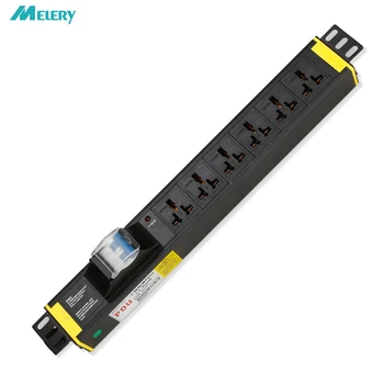 1.5U PDU Power Strip Network Cabinet Plug Socket Universal 10A Aluminum Alloy 6 Way Outlets Break Switch 2m Extension Cord
1.5U PDU Power Strip Network Cabinet Plug Socket Universal 10A Aluminum Alloy 6 Way Outlets Break Switch 2m Extension Cord
