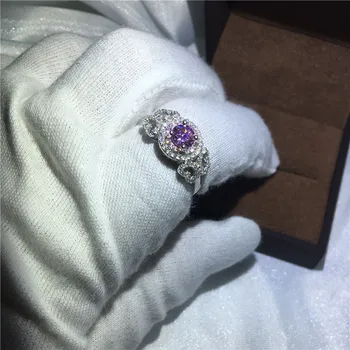 Fashion Flower style 100% Real 925 Sterling Silve ring Pink 5A zircon Stone cz Engagement Wedding Band Rings for women Jewelry
Fashion Flower style 100% Real 925 Sterling Silve ring Pink 5A zircon Stone cz Engagement Wedding Band Rings for women Jewelry
