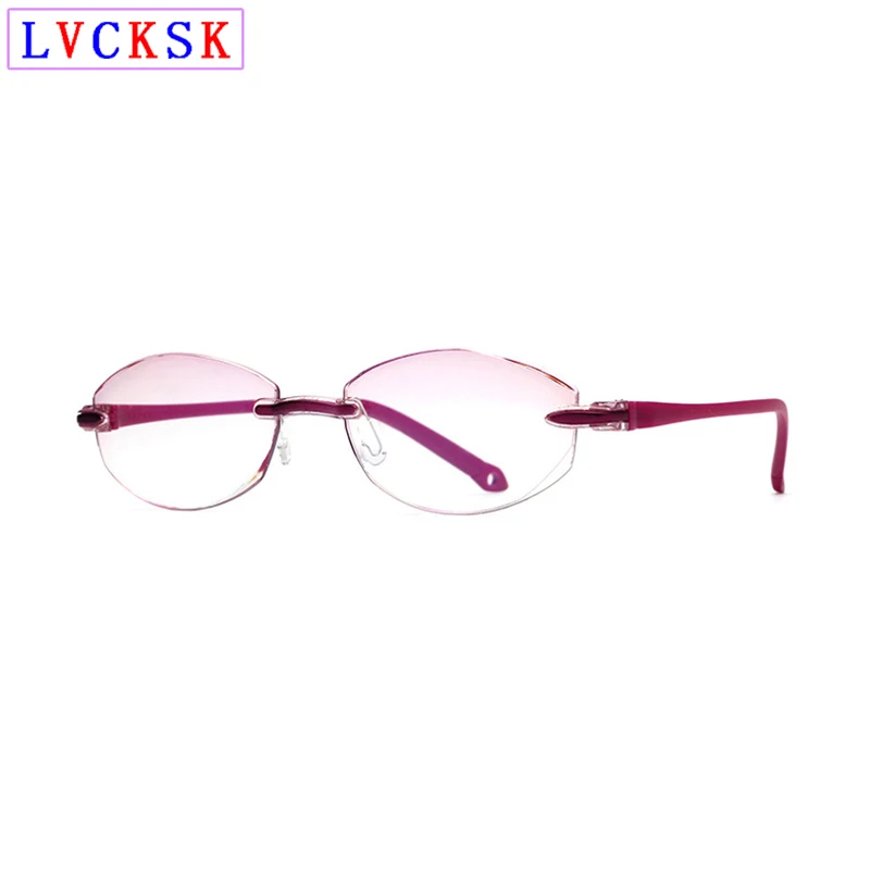 Women Reading Glasses magnifier Rimless Diamond Cut Side HD Presbyopic Eyeglasses Female farsighted Eyewear Sight Spectacles L3
Women Reading Glasses magnifier Rimless Diamond Cut Side HD Presbyopic Eyeglasses Female farsighted Eyewear Sight Spectacles L3