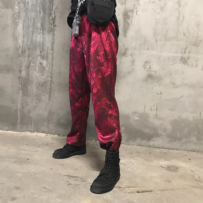 Chinese style spring and autumn women's pants dragon embroidery pocket casual loose trousers flat bottom full wool pantalones
Chinese style spring and autumn women's pants dragon embroidery pocket casual loose trousers flat bottom full wool pantalones