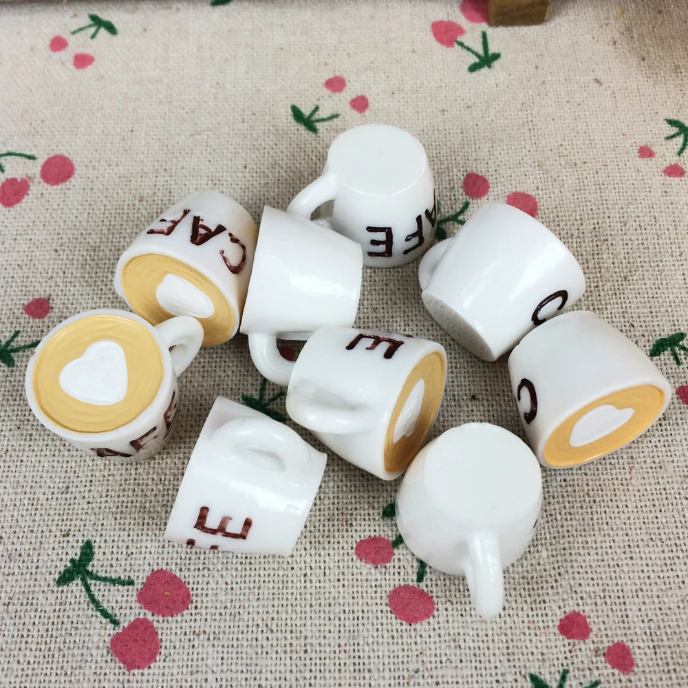 10Pieces Flat Back Resin Cabochon Fake White Cafe Cup DIY Flatback Embellishment Accessories Scrapbooking Decoration:20*25mm
10Pieces Flat Back Resin Cabochon Fake White Cafe Cup DIY Flatback Embellishment Accessories Scrapbooking Decoration:20*25mm