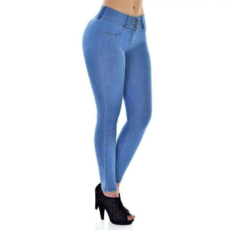 Jeans Trousers Fashion Women Elastic Waist Mid Waist Skinny Stretch Jeans Female Spring Denim Pencil Pants WS3547V
Jeans Trousers Fashion Women Elastic Waist Mid Waist Skinny Stretch Jeans Female Spring Denim Pencil Pants WS3547V