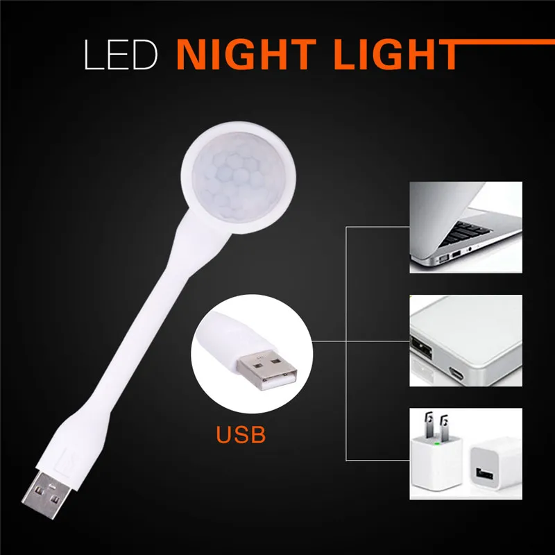 Night Lights Smart Human Body Motion Sensor Led Usb Spotlight Novelty Downlight Human Bedside Bedroom Emergency lamp
Night Lights Smart Human Body Motion Sensor Led Usb Spotlight Novelty Downlight Human Bedside Bedroom Emergency lamp