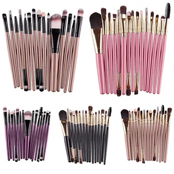 15 Pcs Professional Foundation Makeup Brushes kits Eyeshadow Eyeliner Blush Powder Cosmetic Eye Brow Lip Make Up Brush Set Tool 
15 Pcs Professional Foundation Makeup Brushes kits Eyeshadow Eyeliner Blush Powder Cosmetic Eye Brow Lip Make Up Brush Set Tool