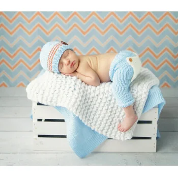 2016 Newborn baby crochet outfits accessories blue hat and pants sets baby beanie clothes newborn photography props
2016 Newborn baby crochet outfits accessories blue hat and pants sets baby beanie clothes newborn photography props