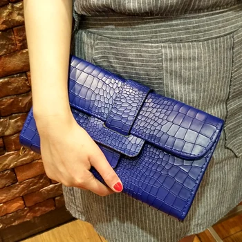 New Fashion Crocodile Grain Women Envelope Clutch Bag Ladies Evening Party Large Clutches Handbag Alligator Purses Bolsas
New Fashion Crocodile Grain Women Envelope Clutch Bag Ladies Evening Party Large Clutches Handbag Alligator Purses Bolsas