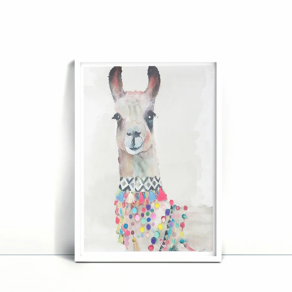 Modern Canvas Painting Color Alpaca Posters Prints Nordic Wall Art Animal Pictures for Living Room Home Decor
Modern Canvas Painting Color Alpaca Posters Prints Nordic Wall Art Animal Pictures for Living Room Home Decor