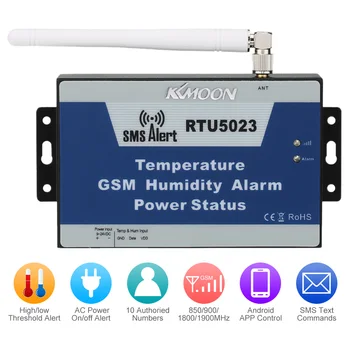 GSM SMS Alarm System Temperature Humidity Power Status Monitoring Support Android APP Control 850/900/1800/1900MHZ
GSM SMS Alarm System Temperature Humidity Power Status Monitoring Support Android APP Control 850/900/1800/1900MHZ