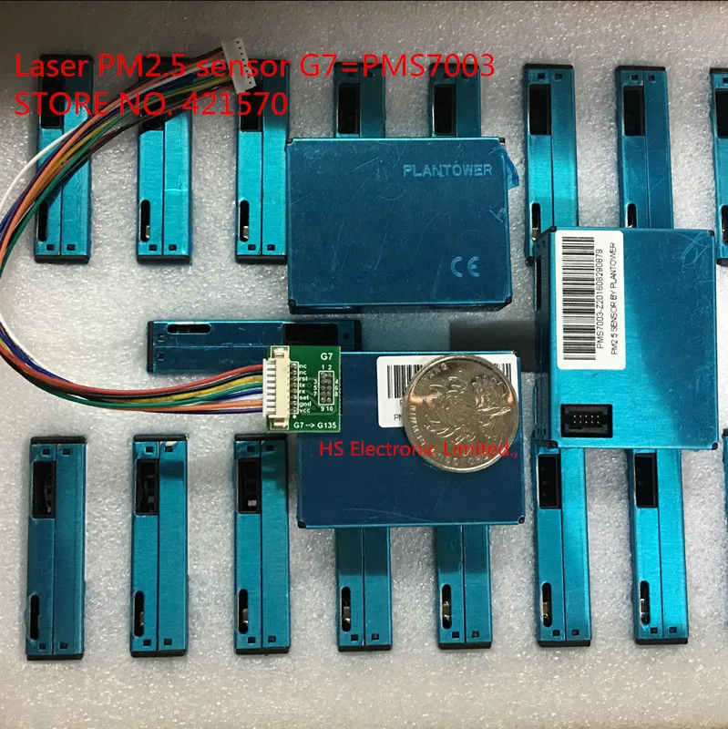 PLANTOWER Laser PM2.5 DUST SENSOR PMS7003 High-precision laser dust concentration sensor digital dust particles G7 (Inculd cable
PLANTOWER Laser PM2.5 DUST SENSOR PMS7003 High-precision laser dust concentration sensor digital dust particles G7 (Inculd cable