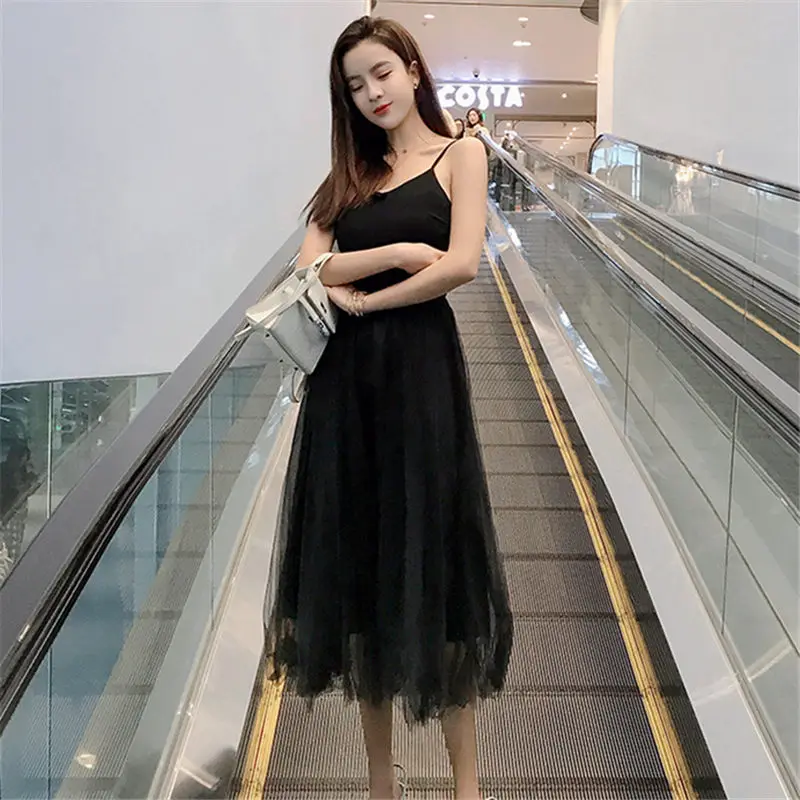 Korea New Casual Elegant 2019 Summer Dress Women Black Chiffon Party Sexy Ball Gown Backless Femme Ball Gown Dresses Vestido Fem
Korea New Casual Elegant 2019 Summer Dress Women Black Chiffon Party Sexy Ball Gown Backless Femme Ball Gown Dresses Vestido Fem