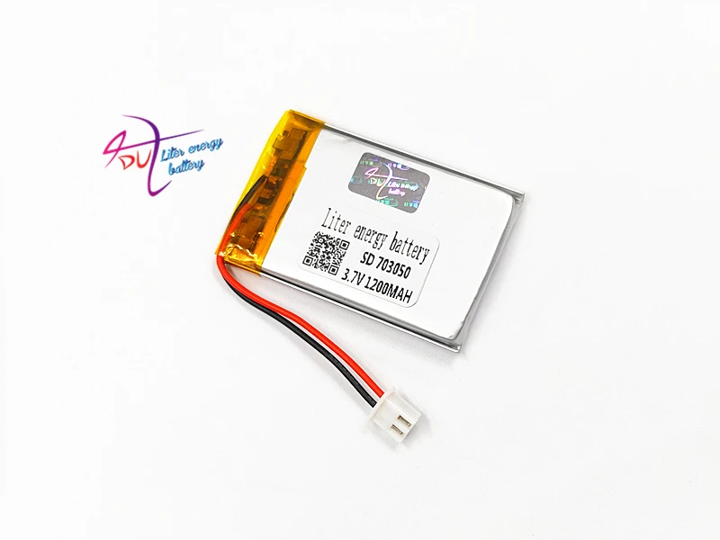 JST 2.54mm 2pin 703050 3.7V 1200mAh Lithium Polymer LiPo Rechargeable Battery connector 703048 For Mp3 MP4 GPS bluetooth camera
JST 2.54mm 2pin 703050 3.7V 1200mAh Lithium Polymer LiPo Rechargeable Battery connector 703048 For Mp3 MP4 GPS bluetooth camera