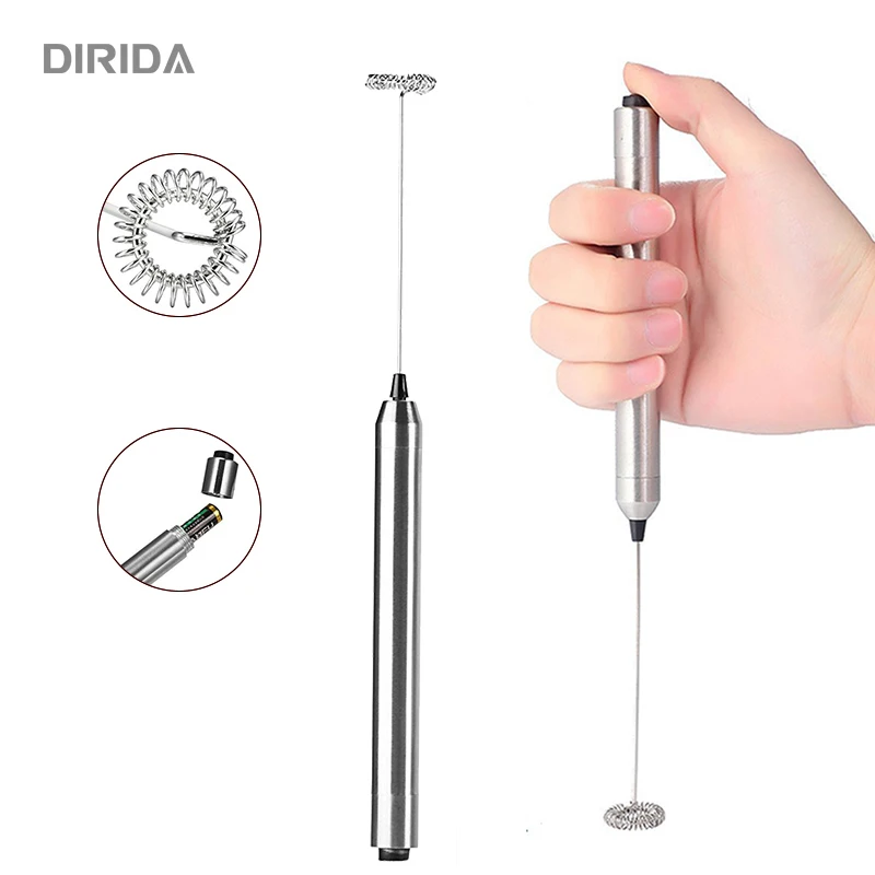 DIRIDA Electric Mini Food Mixer Stainless Steel Egg Beater Hand Held Kitchen Tool Coffee Milk Egg Mixer Household Food Processor
DIRIDA Electric Mini Food Mixer Stainless Steel Egg Beater Hand Held Kitchen Tool Coffee Milk Egg Mixer Household Food Processor