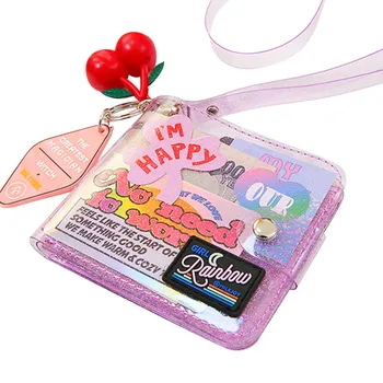 Fashion Neck String Clutch Wallet For Women PVC Clear Small Purse Sequins Jelly Summer Bag Bank ID Card Holder
Fashion Neck String Clutch Wallet For Women PVC Clear Small Purse Sequins Jelly Summer Bag Bank ID Card Holder