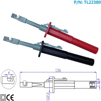 CATIII 1000V 10A Professional Fast and Fully Insulated Non - Destructive Free Wires Pen set TL22380 Piercer
CATIII 1000V 10A Professional Fast and Fully Insulated Non - Destructive Free Wires Pen set TL22380 Piercer
