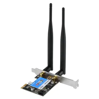 PCIE Network Card 433Mbps Dual Band 2.4G/5G + Bluetooth 4.0 Bluetooth Network Card for Desktop 433Mbps High Transmission Speed
PCIE Network Card 433Mbps Dual Band 2.4G/5G + Bluetooth 4.0 Bluetooth Network Card for Desktop 433Mbps High Transmission Speed