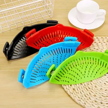 1pcs New Silicone Pot Colanders Pan Strainer Snap Strain Clip On Pasta Food Draining Excess Liquid Kitchen Accessories Tool
1pcs New Silicone Pot Colanders Pan Strainer Snap Strain Clip On Pasta Food Draining Excess Liquid Kitchen Accessories Tool
