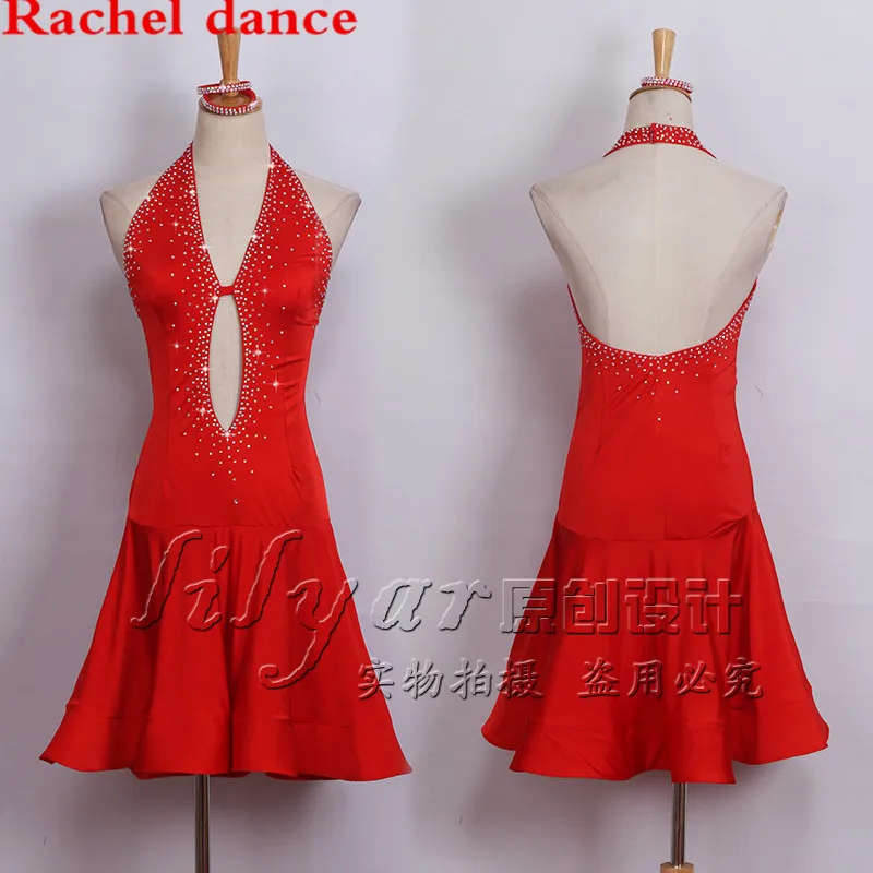 2017 Latin Dance Dress Women Girls Harness style Double Opening Salsa Samba Tango Ballroom Competition Costume Lady Dance Top
2017 Latin Dance Dress Women Girls Harness style Double Opening Salsa Samba Tango Ballroom Competition Costume Lady Dance Top