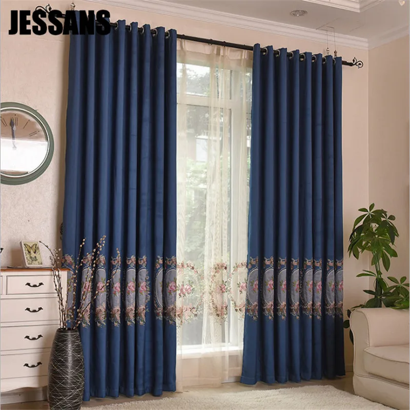 Embroidered Cotton Shading Flower In The Mirror Curtains for Living Dining Room Bedroom
Embroidered Cotton Shading Flower In The Mirror Curtains for Living Dining Room Bedroom