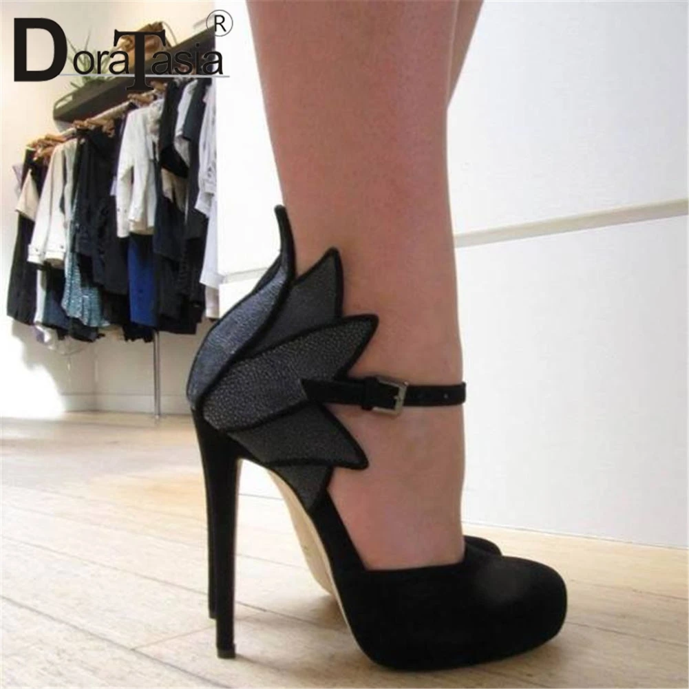 Brand Design Sexy Big Size 35-47 Party Ruffles ankle-strap Women Shoes High Heels Platform Shoes Woman Pumps Women Sandals
Brand Design Sexy Big Size 35-47 Party Ruffles ankle-strap Women Shoes High Heels Platform Shoes Woman Pumps Women Sandals