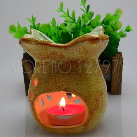 Aromatherapy furnace Aroma Burner Essential Oil Burner Ceramic Incense Burner Candle base on sale~
Aromatherapy furnace Aroma Burner Essential Oil Burner Ceramic Incense Burner Candle base on sale~