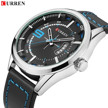 CURREN Top Brand Men Army Military Quartz Watches Men's Leather Casual Sport Watch Male Date Analog Clock Relogio Masculino 8295
CURREN Top Brand Men Army Military Quartz Watches Men's Leather Casual Sport Watch Male Date Analog Clock Relogio Masculino 8295