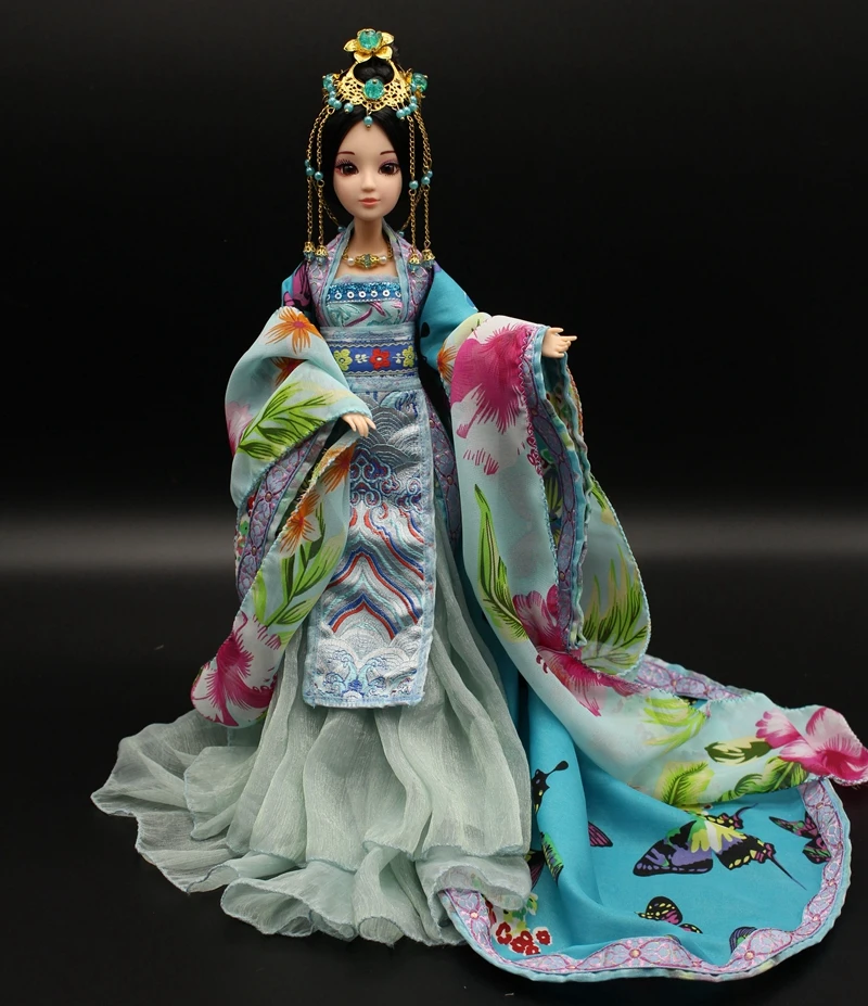 Chinese Costume Doll Toy 3D eyes 12 Movable Joints Dolls Model Accessories Plastic Body Soft Clothes Kids Gifts Dolls For Girls
Chinese Costume Doll Toy 3D eyes 12 Movable Joints Dolls Model Accessories Plastic Body Soft Clothes Kids Gifts Dolls For Girls