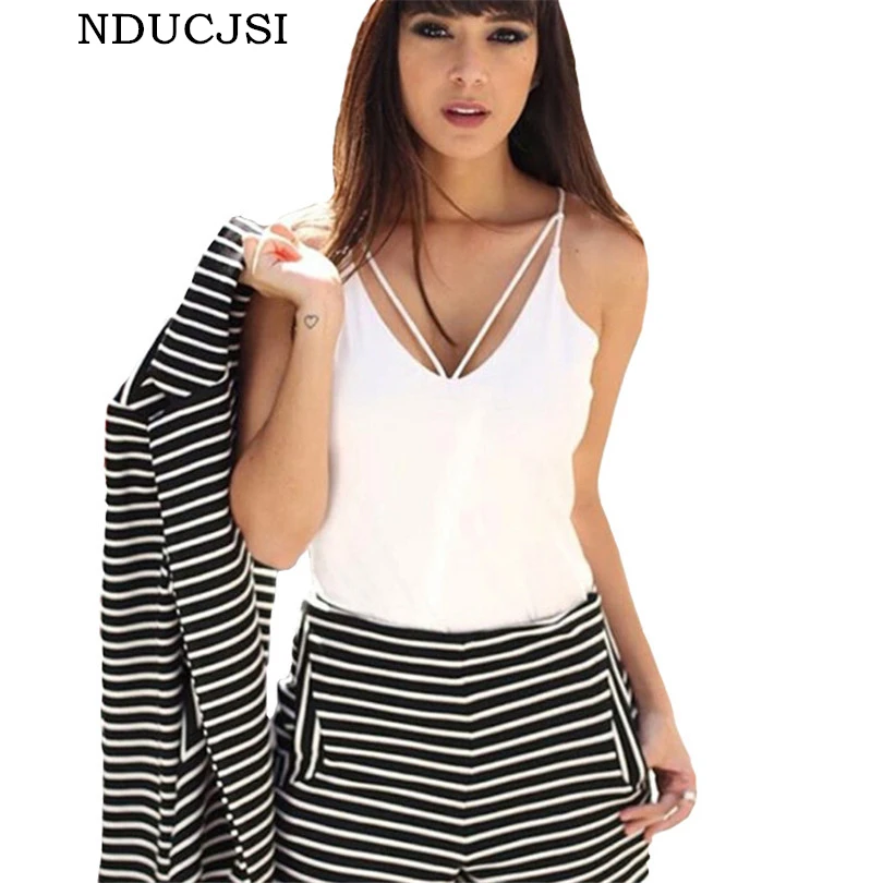 NDUCJSI Chiffon Camis Summer Casual Spaghetti Roupas V Neck Hollow Out Tanks Strap Womens Black White Vest Camisole Sexy Tops
NDUCJSI Chiffon Camis Summer Casual Spaghetti Roupas V Neck Hollow Out Tanks Strap Womens Black White Vest Camisole Sexy Tops