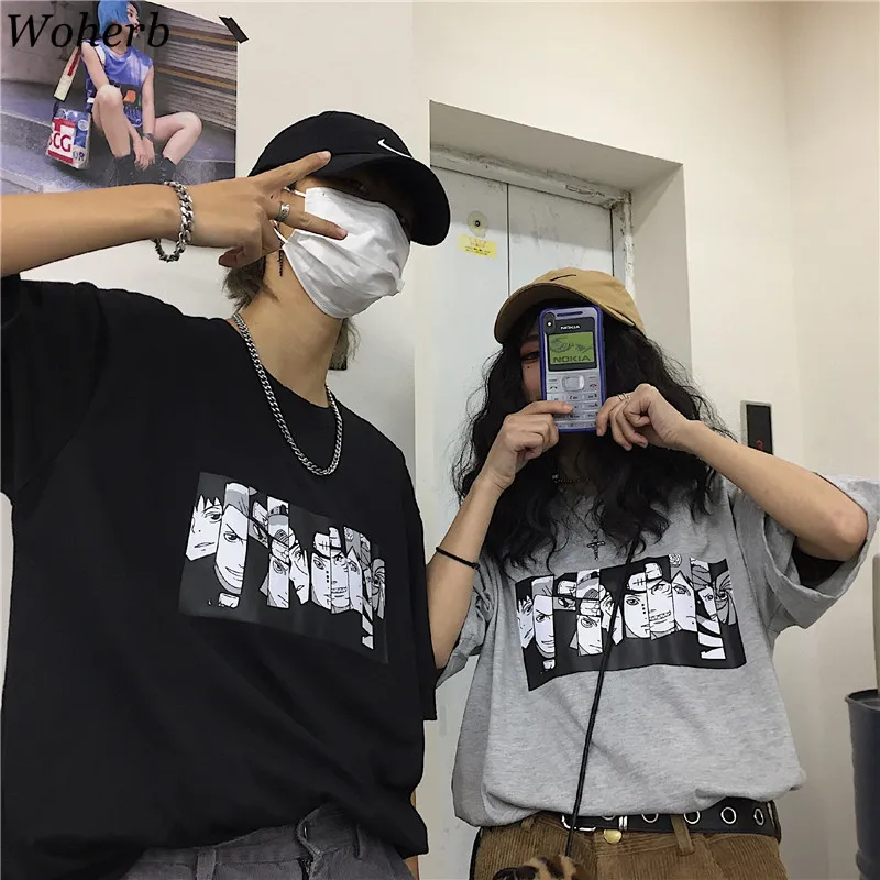 Woherb Japanese Cartoon Print T Shirt Women Man Tops Streetwear 2019 Summer Loose Harajuku Tumblr T-shirt Friend Couple Tee21229
Woherb Japanese Cartoon Print T Shirt Women Man Tops Streetwear 2019 Summer Loose Harajuku Tumblr T-shirt Friend Couple Tee21229