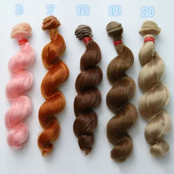 1 pcs 15cm doll wigs 1/3 1/4 1/6 BJD SD Doll Ye Luoli Chole doll loose wave colorful doll wigs Accessories
1 pcs 15cm doll wigs 1/3 1/4 1/6 BJD SD Doll Ye Luoli Chole doll loose wave colorful doll wigs Accessories