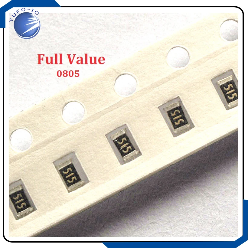 100PCS 0805 SMD chip resistor Full Value 5% 0123456789R/K/M 0.1.2.3.4.5.6.7.8.9 R K M 0 1 2 3 4 5 6 7 8 9 Ohm Kohm
100PCS 0805 SMD chip resistor Full Value 5% 0123456789R/K/M 0.1.2.3.4.5.6.7.8.9 R K M 0 1 2 3 4 5 6 7 8 9 Ohm Kohm