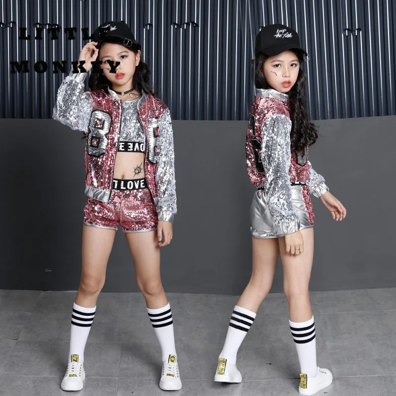 Children Sequin HipHop Dancing Clothes suit for kids Girls cost Crop Tank Tops Shirt Shorts Dance Costume Ballroom Clothing
Children Sequin HipHop Dancing Clothes suit for kids Girls cost Crop Tank Tops Shirt Shorts Dance Costume Ballroom Clothing