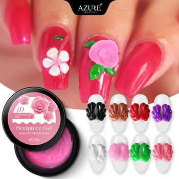Azure Beauty 4D Craved Flowers Pattern UV Nail Gel Polish Soak Off 4D Sculpture Led Nail Gel Varnish Semi Permanent Hybrid Gel
Azure Beauty 4D Craved Flowers Pattern UV Nail Gel Polish Soak Off 4D Sculpture Led Nail Gel Varnish Semi Permanent Hybrid Gel