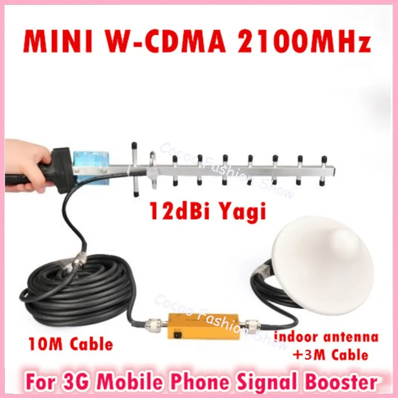 3G Repeater W-CDMA GSM 2100Mhz Mobile Phone UMTS Signal Booster 3G WCDMA Cellular Signal Repeater Amplifier + 13dBi Yagi Antenna
3G Repeater W-CDMA GSM 2100Mhz Mobile Phone UMTS Signal Booster 3G WCDMA Cellular Signal Repeater Amplifier + 13dBi Yagi Antenna