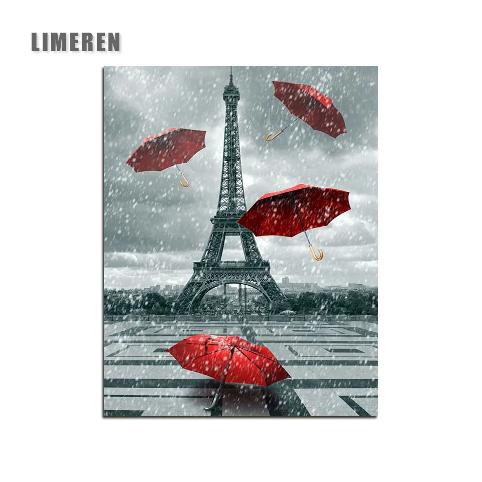 Paris Eiffel Tower Umbrella Modular Picture Paint By Numbers On Canvas DIY Coloring by numbers Modern Wall Art Picture
Paris Eiffel Tower Umbrella Modular Picture Paint By Numbers On Canvas DIY Coloring by numbers Modern Wall Art Picture