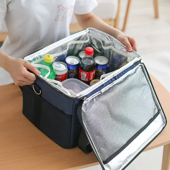 Rye Time Ice pack home Travel car Cooling bag Oxford shoulder bag aluminum foil Large capacity 47L portable cold but device
Rye Time Ice pack home Travel car Cooling bag Oxford shoulder bag aluminum foil Large capacity 47L portable cold but device