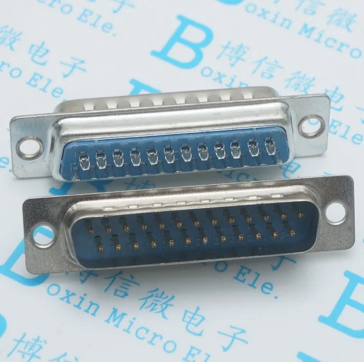 25pcs DB25 male wire public seat two rows of U-shaped foot 25 pin straight pins on wire connector DIY for computer
25pcs DB25 male wire public seat two rows of U-shaped foot 25 pin straight pins on wire connector DIY for computer