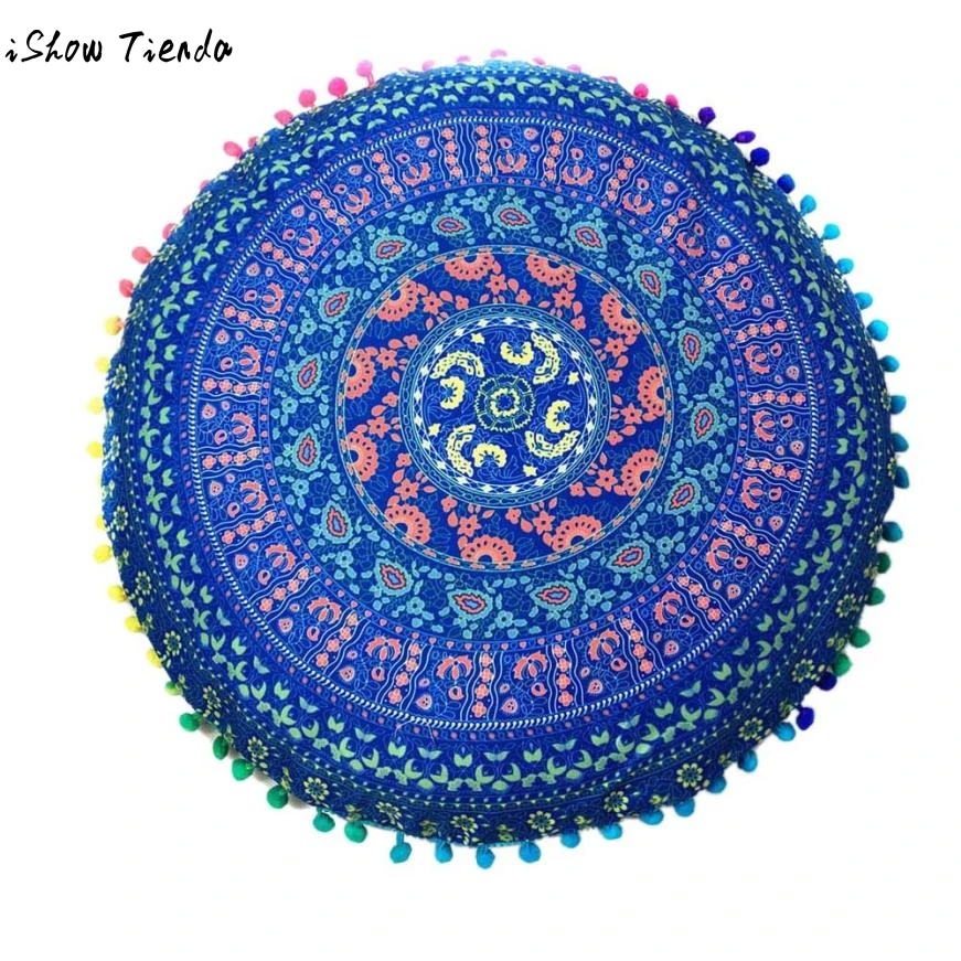 Cushion cover Indian Mandala Floor Pillows Round Bohemian Cushion Cushions Pillows Cover Case Almofadas De Luxo
Cushion cover Indian Mandala Floor Pillows Round Bohemian Cushion Cushions Pillows Cover Case Almofadas De Luxo