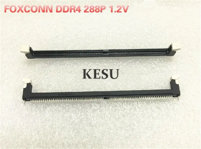 Foxconn DDR4 288P 1.2V 288 pin Connectors Computer desktop Memory Slot Sockets 277PIN
Foxconn DDR4 288P 1.2V 288 pin Connectors Computer desktop Memory Slot Sockets 277PIN