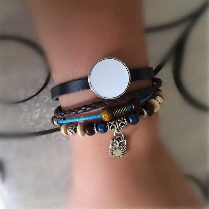 cowhide owl bracelets for sublimation knitted diy bracelet for women blank custom design consumables materials 10pcs/lot
cowhide owl bracelets for sublimation knitted diy bracelet for women blank custom design consumables materials 10pcs/lot