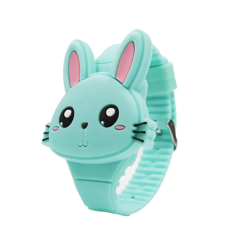 1 Pcs Kids LED Electronic Watch Silicone Band Cartoon Rabbit Flip Case Wrist Watch Lovely Gift NFE99
1 Pcs Kids LED Electronic Watch Silicone Band Cartoon Rabbit Flip Case Wrist Watch Lovely Gift NFE99